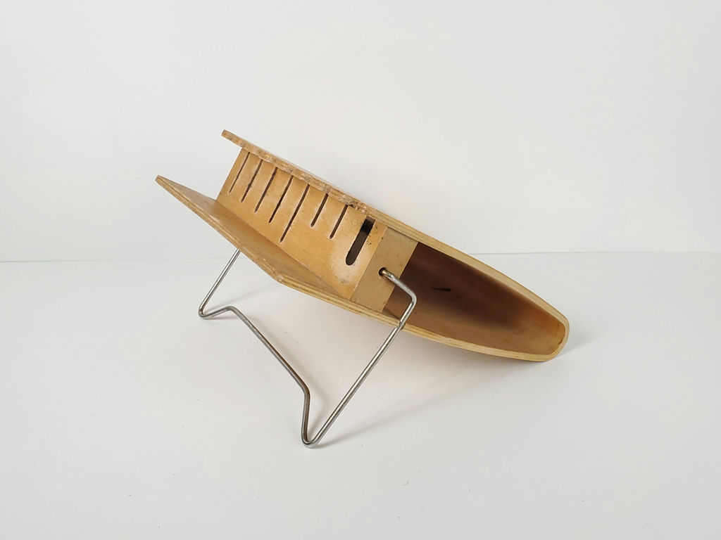 Vintage Mid-Century Modern Bentwood Slotted Countertop Knife Block - image 5 of 9