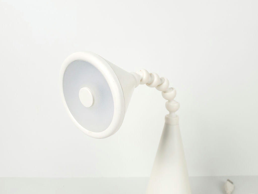 Vintage IKEA Fryebo White Gooseneck Desk Lamp - image 3 of 9