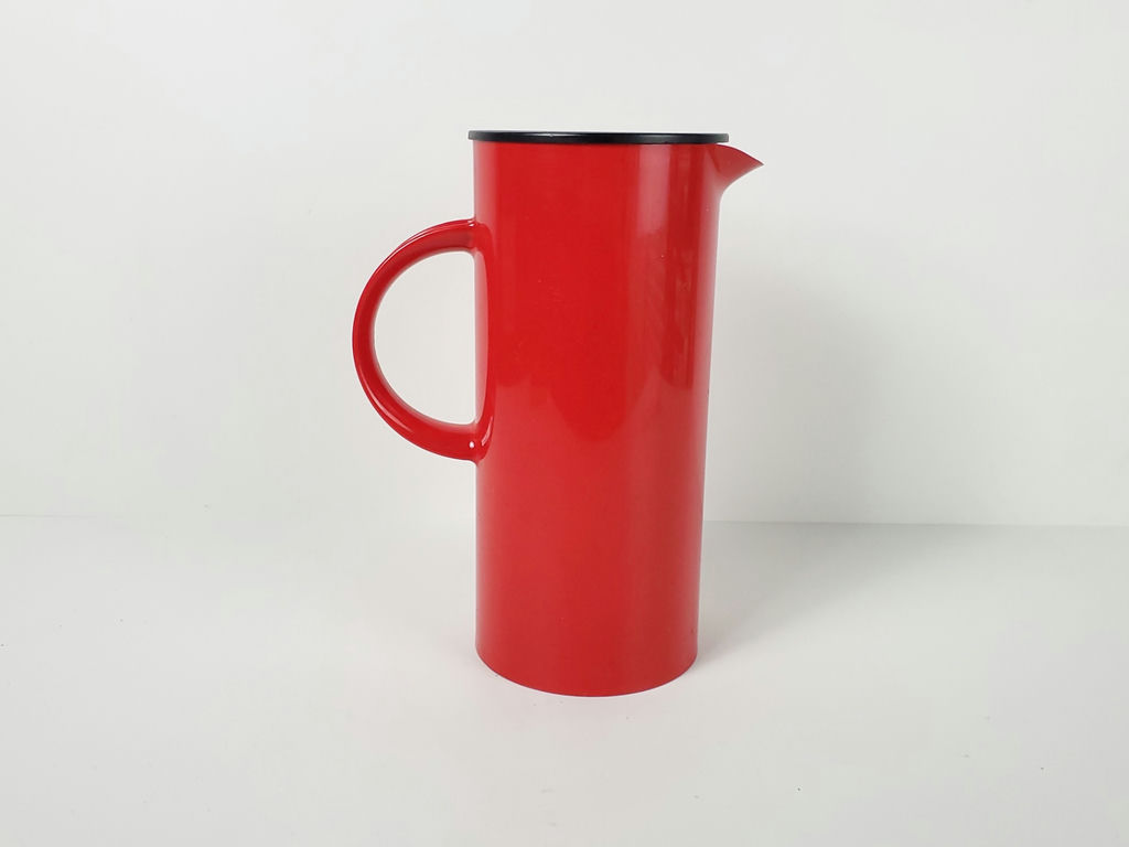 Vintage Stelton Red EM77 Water Serving Jug Pitcher - Made in Denmark - image 3 of 10