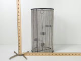 Modern Industrial Black Metal Chain Shimmer Curtain Multi Tealight Candle Holder - thumbnail 9 of 9