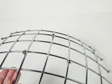 Vintage Mid-Century Atomic Chrome Wire Grid Fruit Basket Centerpiece - thumbnail 6 of 9