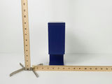 Vintage Memphis Postmodern Blue Wooden Pedestal Desk Clock SKP Japan Quartz - thumbnail 10 of 10