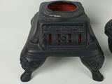 Vintage 1974 Arnels Signed Ceramic Pot Belly Stove Miniature Figurine - thumbnail 6 of 14