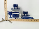 Vintage T.G. Green "Jersey Blue" Cups and Saucers Set - thumbnail 8 of 9