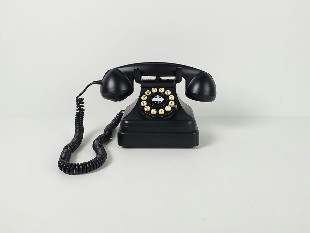 Crosley Kettle Classic Black Push Button Desk Telephone Retro Corded Phone - image 1 of 11