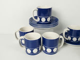 Vintage T.G. Green "Jersey Blue" Cups and Saucers Set - thumbnail 7 of 9