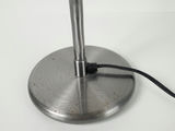 Vintage 1996 IKEA Antimon Squiggle Matte Nickel Table Lamp Cream Shade - thumbnail 8 of 8