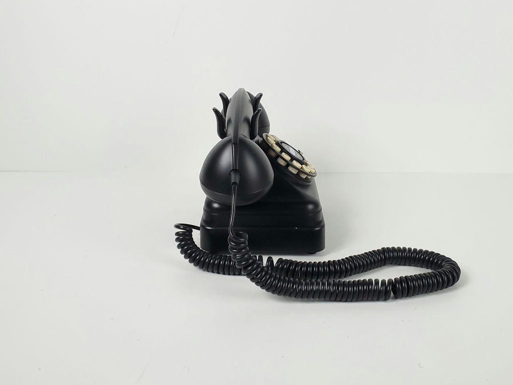 Crosley Kettle Classic Black Push Button Desk Telephone Retro Corded Phone - image 4 of 11