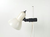 Vintage Industrial Adjustable White Metal Counterbalance Task Desk Lamp - thumbnail 7 of 9