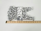 Vintage Faux Chrome Plastic Folding Book Stand Ornate Display Easel - thumbnail 8 of 8