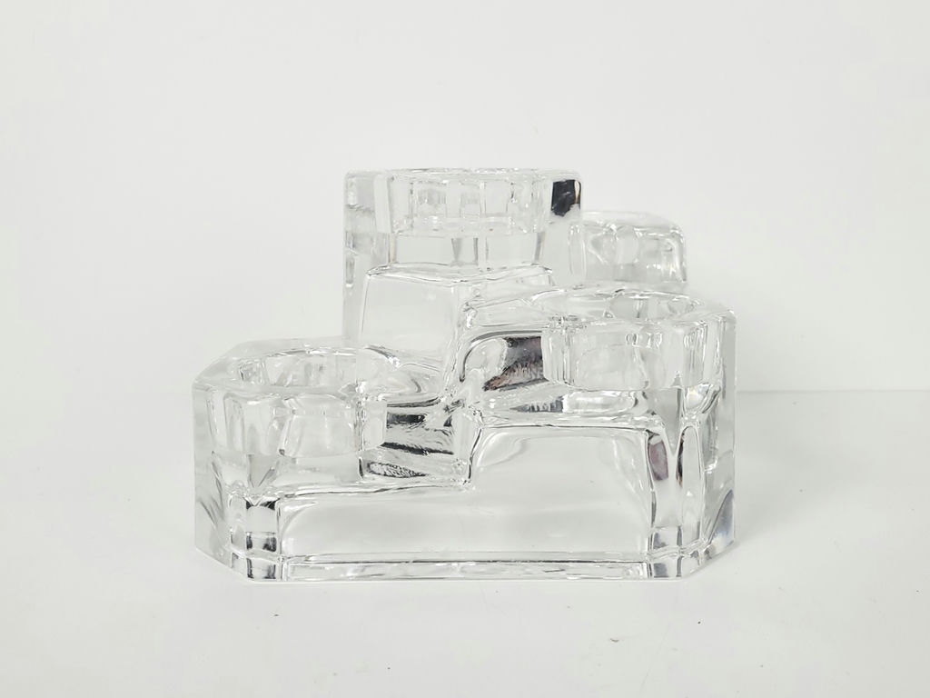 Vintage PartyLite Crystal Castle 5 Tier Votive Tealight Candle Holder - image 4 of 10