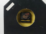 Vintage Charmant Japanese Black Lacquer Floral Mantel Clock - thumbnail 6 of 12
