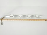 Modern Clear Glass Cylinder Tealight Holder Multi Candle Centerpiece - thumbnail 8 of 8