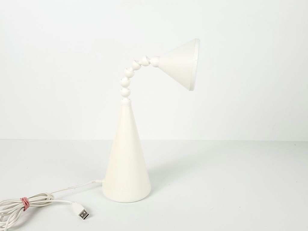 Vintage IKEA Fryebo White Gooseneck Desk Lamp - image 9 of 9