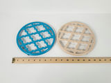 Vintage Home Basics Moroccan Lattice Cast Iron Trivets - Pair - thumbnail 6 of 8