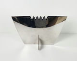 Vintage 1995 Leo Aerts Ziggy Vase Alinea Design Objects Stainless Steel - thumbnail 2 of 12