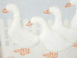 Vintage Country Style Fabric Puffy Applique White Geese Framed Wall Art - thumbnail 10 of 10