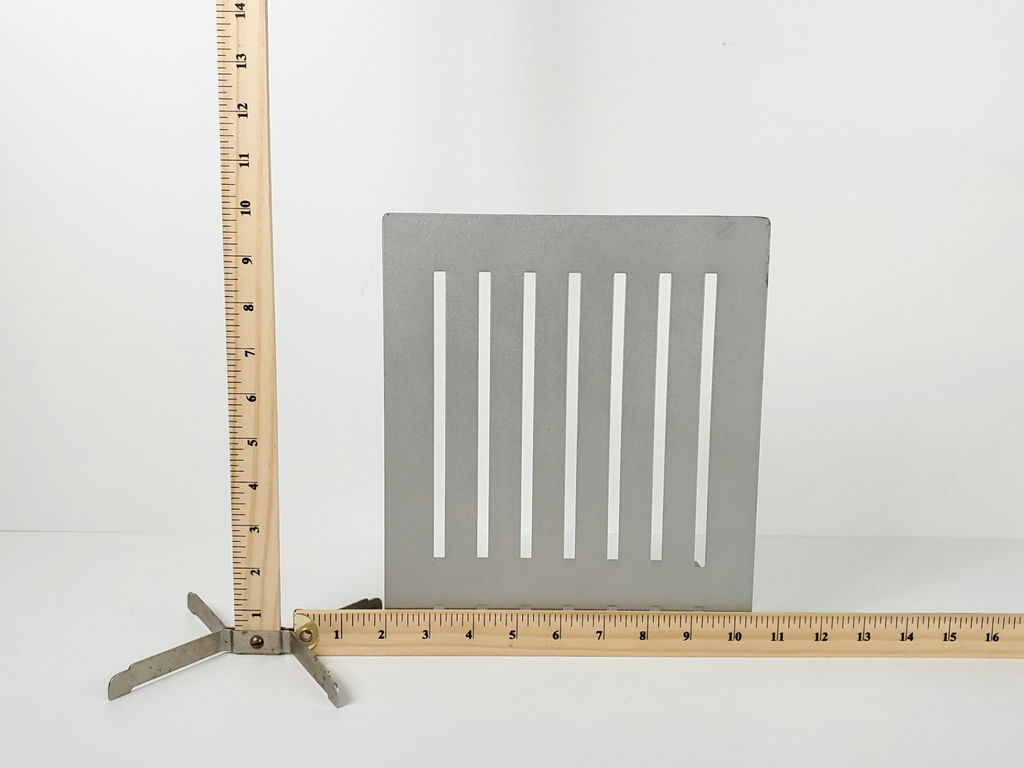 Industrial Slotted Metal Bookend Library Office Decor - image 6 of 7