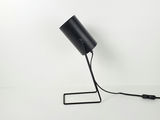 Minimalist Matte Black Cylinder Spotlight Metal Desk Lamp - thumbnail 4 of 10