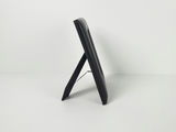 Vintage Y2K Minimalist Black Padded Faux Leather Tabletop Photo Frame - thumbnail 8 of 9