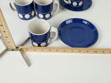 Vintage T.G. Green "Jersey Blue" Cups and Saucers Set - thumbnail 9 of 9