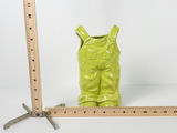 Vintage Lime Green Ceramic Denim Bib Overalls Figural Vase Planter - thumbnail 8 of 9