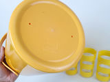 Vintage Drulane Retro Canary Yellow Ice Bucket and Tumbler Set - thumbnail 7 of 8