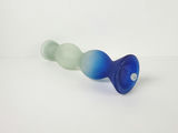 Vintage Spanish Frosted Triple Bulb Art Glass Vase - thumbnail 7 of 9