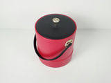 Vintage Hong Kong Red Plastic Insulated Ice Bucket - thumbnail 2 of 9