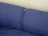Vintage 1980s IKEA Grinda Blue Quilted Convertible Sofa Bed - thumbnail 11 of 18