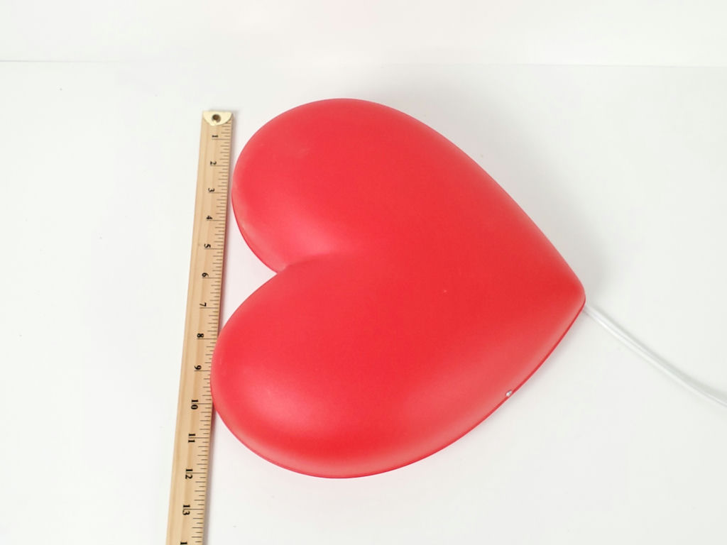 Vintage IKEA Smila Hjarta Red Heart Wall Lamp Sconce Made In Sweden - image 8 of 9