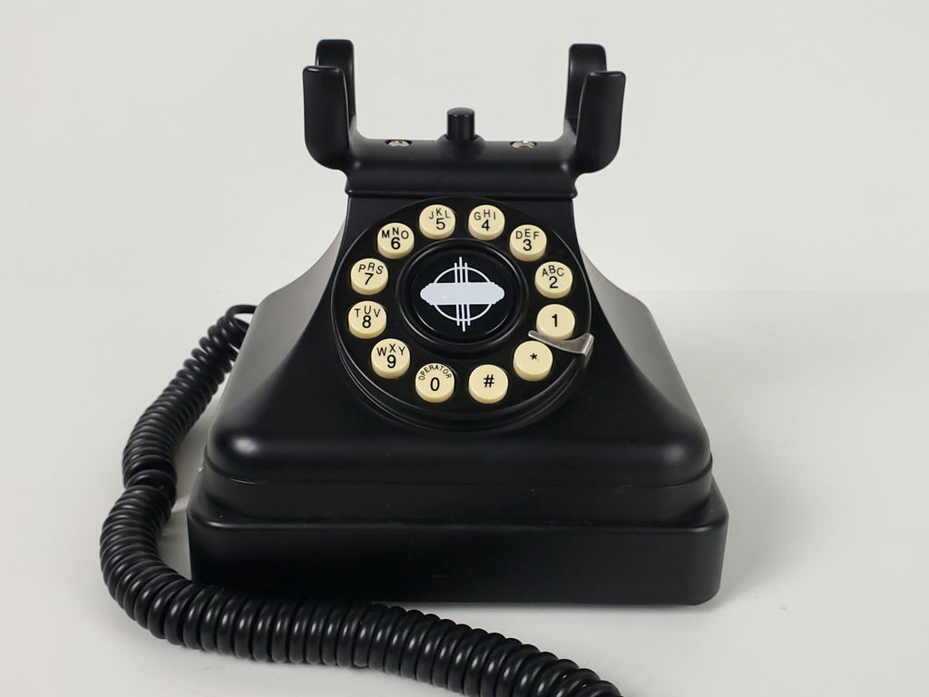 Crosley Kettle Classic Black Push Button Desk Telephone Retro Corded Phone - image 8 of 11