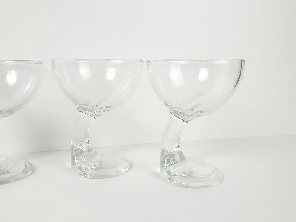Vintage Bormioli Rocco Jerba Clear Glass Dessert Bowls - Set of 4 - image 3 of 8