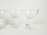Vintage Bormioli Rocco Jerba Clear Glass Dessert Bowls - Set of 4 - thumbnail 3 of 8