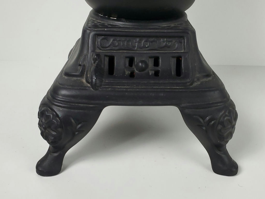 Vintage 1974 Arnels Signed Ceramic Pot Belly Stove Miniature Figurine - image 12 of 14