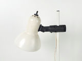 Vintage Industrial Adjustable White Metal Counterbalance Task Desk Lamp - thumbnail 3 of 9