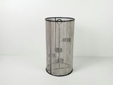 Modern Industrial Black Metal Chain Shimmer Curtain Multi Tealight Candle Holder - thumbnail 1 of 9