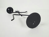 Vintage Memphis Postmodern Black Metal Stick Figure Taper Candle Holder - thumbnail 6 of 7