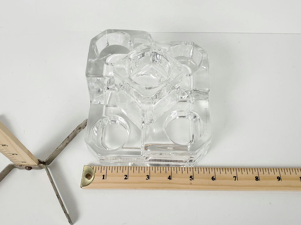 Vintage PartyLite Crystal Castle 5 Tier Votive Tealight Candle Holder - image 9 of 10