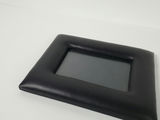 Vintage Y2K Minimalist Black Padded Faux Leather Tabletop Photo Frame - thumbnail 6 of 9