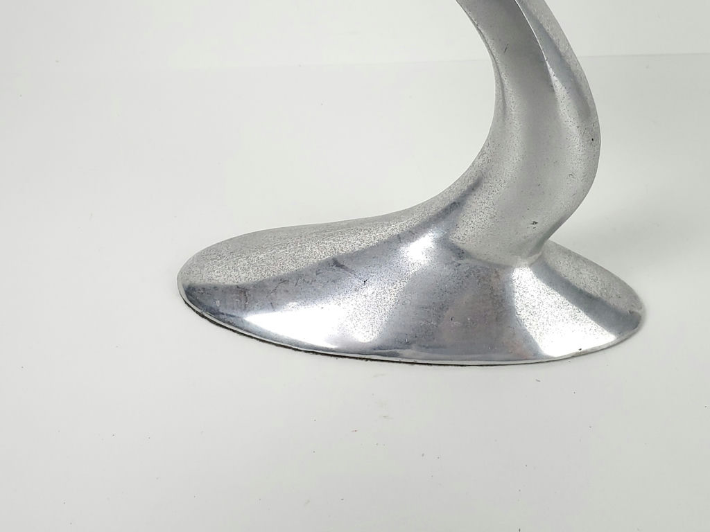 Vintage Art Deco Cast Aluminum Clipper Airplane Desktop Model Sculpture - image 7 of 10