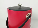 Vintage Hong Kong Red Plastic Insulated Ice Bucket - thumbnail 3 of 9