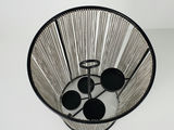 Modern Industrial Black Metal Chain Shimmer Curtain Multi Tealight Candle Holder - thumbnail 8 of 9