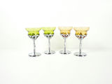 Vintage Farber Brothers Krome Kraft Coupe Cocktail Glasses - Set of 4 - thumbnail 1 of 8