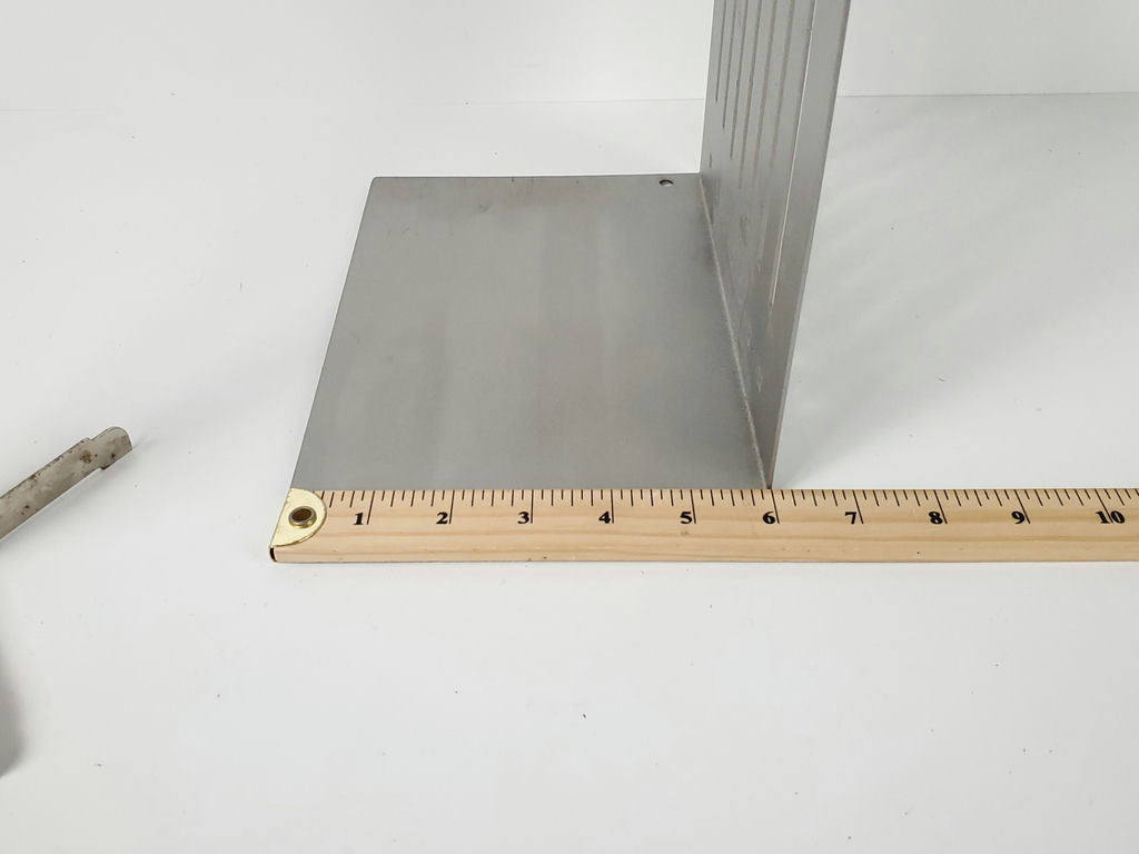 Industrial Slotted Metal Bookend Library Office Decor - image 7 of 7