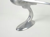 Vintage Art Deco Cast Aluminum Clipper Airplane Desktop Model Sculpture - thumbnail 5 of 10