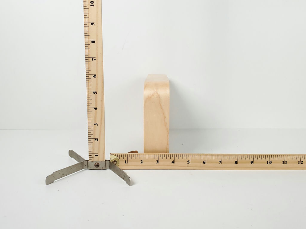 Modern Minimalist Rectangular Bentwood Desk Clock Scandinavian Style - image 9 of 9