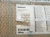 IKEA Marslev High Pile Polypropylene Area Rug - Turquoise & Beige - thumbnail 5 of 12