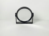 Vintage Black Plastic Swivel Double Sided Countertop Vanity Makeup Mirror - thumbnail 5 of 7