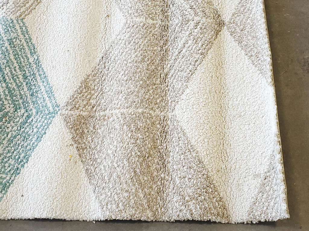 IKEA Marslev High Pile Polypropylene Area Rug - Turquoise & Beige - image 10 of 12